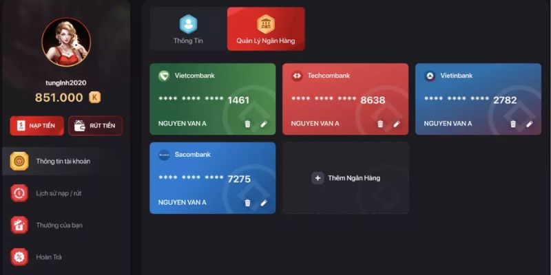 Từng bước giao dịch tài chính cho hội viên